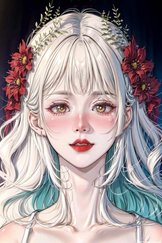 1girl, AgoonGirl, High detailed, , (xx)1girl, masterpiece, best quality, 8K, highres, absurdres:1.2, masterpiece, best quality, ultra-detailed, illustration,1 girl,SharpEyess, 1girl,portrait,from above,white hair,red eyes,heterochromia
,AgoonGirl,fashion_girl,ZGirl