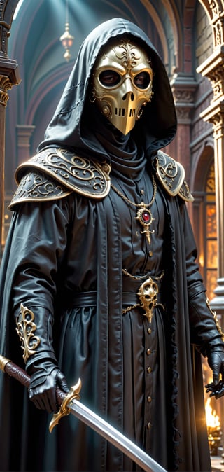  extremely detailed, hyper realistic, Cinmatic,
(Wearing ultra detailed plague mask:1.5),plague doctor,
(Grim reaper:1.3), (death scythe:1.3),
high tech grim reaper holding a high tech long baroque scythe, standing under mooligh, More Detail, ultrarealism, cinematic, ultra high definition, hyper realistic,Cyberpunk,demonictech,more detail XL