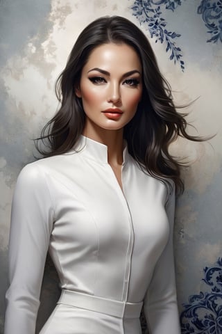 washed. (harmonious composition), (style of Charlie Bowater:2), ['Lynda Carter' | 'Lucy liu'], (detailed eyes, eyeliner) wearing Skinny pants and Top. Inside a porcelain factory . 'porcelain in the background', ('sunlight beaming' through 'holes in the roof':1.75). (colour gradient:1.5), ('Red' colour' to 'white':1.5) ... ('polished surfaces', 'porcelain textures':4.25), (silhouette, deep shadows, 'shadows to bright':2). (intricate backgrounds), (emotion-evoking poses)
