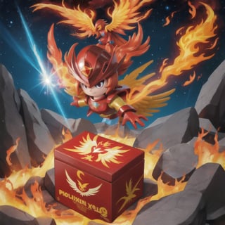 Cyclobil: Combining Phoenix-Force Cyclops with Playmobil, this action-figure beams ruby lasers:0.5 encased in fire-proof playmobil box:0.6 which cannot contain Phoenix fire:0.3, awe_toys,awe_toys