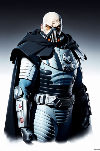 (best quality, masterpiece, beautiful and aesthetic:1.2, colorful, dynamic angle) 1boy, darth malgus, angry, yellow eyes, respirator mask, carbon fibre armor, cape, upper body, (high contrast, official art, extreme detailed, highest detailed) ,  ,darth malgus