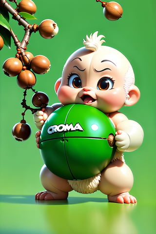 8K,Best quality, masterpiece, ultra-high res, (photorealistic:1.4), Masterpiece, Concept Art,  (full Croma green background), LONGAN,  