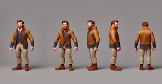 (ultra best high quality):1.3, multiple views:1.2, head and full body short of a magic ginger male bard with realistic long ginger sideburns and facial hair with intricate bard fluffy male clothes, ((full height):1.2), sharp character multi-focus, ultra detailed, high res, absurdres, very well drawn face, (perfect symmetry, flawless anatomy):1.3, multiple angles, realistic turning around posing,  very well drawn scene, very well drawn human body, matte, colorful, ,charturnbetalora