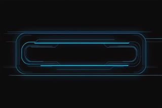 blowing blue line ui frame,black background