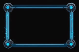 blowing blue line ui frame,black background,survival-game,fantasy,school style