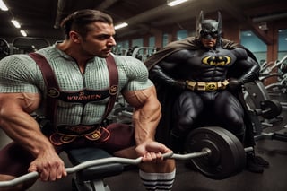 batman as a personal trainer