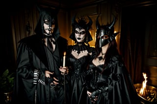 Bizarre gothic masquerade infernal fantasy