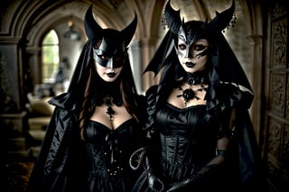 Bizarre gothic masquerade infernal fantasy