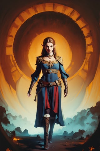 ((masterpiece, best quality)),princess zelda,fantasy,art