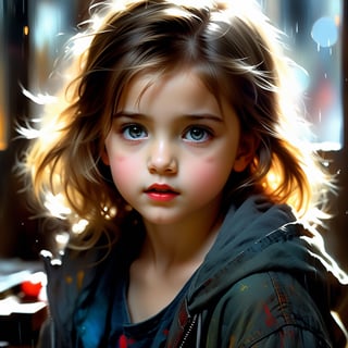 best quality, cinematic film story, (masterpiece), RTX, 8k, HDR, Anna Anna Razumovskaya, Casey Baugh, Antonio Mora, Aminola Rezai, Giovanni Boldini, art, realistic art, digital illustration, portrait, bright saturated colors,
The ultimate beautiful scene that encapsulates all the adorableness of an unbelievably cute little girl, UHD, 32k