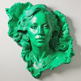 portrait of a woman, artwork by Lynda Benglis