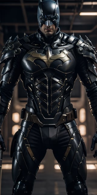 3d render of a highly detailed [Batman|Cyborg] wearing cybernetics and intricate detail armor with armored plates, hdr, 8k, subsurface scattering, specular light, highres, octane render, ray traced,l4tex4rmor,nightwing