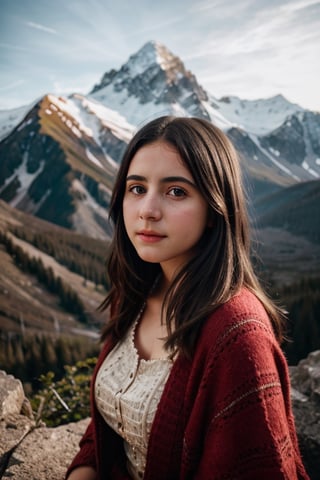 Girl,epic portrait,[[soft cinematic light,adobe lightroom,photolab,hdr,intricate,highly detailed,]],depth of field,epic realistic,bul4n,8k,sony aCR7 camera,detailed face,detailed body,mountain