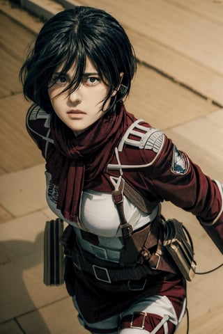 Mikasa of attack on titan anime seaon-4 make it as same as original one 