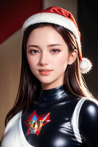 ((Terminator smiling with a Santa Claus hat, Alex Ross stile, Marvel comic cover illustration,))(Masterpiece, Best quality), (finely detailed eyes), (finely detailed eyes and detailed face), (Extremely detailed CG, Ultra detailed, Best shadow), Beautiful conceptual illustration, (illustration), (extremely fine and detailed), (Perfect details), (Depth of field)