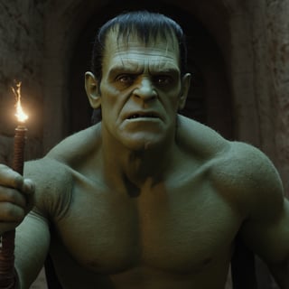 (Ultra-detailed), (masterpiece), (horror photorealistic), Wide photo of (Frankenstein's monster pointed out by Harry Potter his magic wand) at in the Aztec pyramids , (Ultradetailed aspect), ((Focus perfect scene)), absolutely real , (perfect contrast), stunning image, visually rich, intricately detailed, (ultra shap), cinematic, UHD 8K, (ultra realistic), (Nature illumination), Movie Still, Film Still, Cinematic Shot