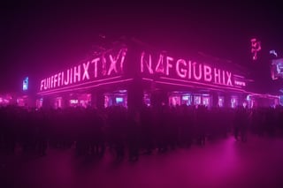 General shot of the ((crowded entrance of the best nightclub in the world)), full of young, happy and sexy people lining up on the busy street to enter. night photo. nightclub outfits. multi color lights, laser beams, ((ultra 4k, 8k, high quality,HDR, photo realistic, casual photo, photorealistic, 8k UHD, high quality, Film grain, Fujifilm XT3)), (nsfw:1,9),photo r3al,neon photography style,nlgtstyle,Movie Still, "FOREVER 42" SIGN ABOVE ENTRANCE IN NEON LIGHTS,Epicrealism,Epic Poses,neon light,Realistic,cyber,Text