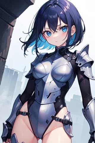 knight armor girl,cutout,groin