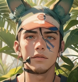 Lucario (pokemon), photorealistic,{(((ear)))},1male