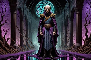 portrait of male Victorian Tolkien "high elf" elder, wearing lucrious intricate robes, by Anne Geddes, inspired by Francis Bacon and Derek Rickard, Yoshikata Amano, Andy Kehoe, Ismail Inceoglu, Russ Mills, Victo Ngai, Bella Kotak, noir, by charlie bowater and dan mumford and trevor Brown, heavy shadows, dark tones, city background, noir, gloomy, dark, neo-noir cyberpunk city, intricate, elegant, highly detailed, devil-armor, 2D motifs detailed dark fantasy digital painting, artstation, concept art, smooth, sharp focus, illustration, art by Otomo Katsuhiro and Shirō Masamune and Oshii Mamoru, style of Jason de Graaf, James Clyne, intricately detailed, cyberpunk, pop art, long exposure, sharp focus, radiant, trending on Artstation, abstract art complementary colors fine details, nostalgic and emotional, cloudy sky, dramatic use of high contrast black and white, surreal, nightmare, rage, art deco, posterised, psychedelic, in the German expressionist style of Hermann Stenner and alex grey and Gustavé Doré, lithograph, pencil drawing, highly detailed, portrait, color photography, in the style of Roger Ballen and Yousuf Karsh and Alfred Stieglitz and Heinrich Hoffmann and Imogen Cunningham and Irving Penn and Robert Frank and Edward Weston and Robert Capa and Annie Leibovitz and Henri-Cartier Bresson and Richard Avedon and Dorothea Lange and simon stalenhag and pascal blanche and alphonse mucha black and white, purple and blue, charcoal drawing, highly detailed, highly atmospheric, dreamy, moody, gloomy, epic, cinematic, dramatic lighting, skin, Hasselblad dslr, zeiss 150mm f/2.8 hasselblad, gorgeous volumetric lighting, sharp focus, standing on 8th Avenue, art photography, stock photo, Trending, cinematic lighting, dan mumford and Killian eng and Brian Miller and Alex Grey and James R Eads and Alexander Jannson and Gustav Klimt and Vincent van Gogh and Hokusai and Shepard Fairey and Jean Baptiste Monge and Becky Cloonan and Andy Kehoe and Roger Dean and Mark Brooks, forestscape, purple/emerald/grey high gothic, comicbook, Abstract geometric futurism, modern sci-fi painting, Iridescent ink splash art, watercolors, Zen meets activism, Soft textures with stark symbols, Woodblock print techniques mixed with screen printint, ukyio, breathtaking reflections, dark_shadows hyperdetailed double exposure art geometric perfect_anatomy intricate mosaic small_details cosmic black_glass stained_glass shimmer sheen polished marbled lace dendritic, 3d Iridescent geometric maze dress digital painting, digital illustration, extreme detail, digital art, 4k, ultra hd