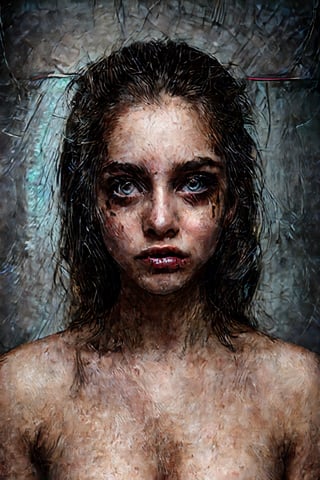 [grunge girl], cyberpunk, [(neon lights:1.3)], distorted aesthetics, glitch effects, [(chaotic environment)], [iridescent color palette], moody atmosphere, [(dystopian cityscape)], [(distorted reality:1.2)], [dark and gritty tones], [(rebellious attitude)], [futuristic fashion], [(detailed texture:1.2)], [(vivid digital art:1.1)], [(dramatic pose:1.1)], [(dynamic composition:1.2)], [cybernetic elements], [torn clothing], [(industrial backdrop:1.1)], [(graffiti art:1.1)], [artistic expression], [(emotionally charged:1.1)], [(chaos and order juxtaposition)], [(surrealistic vibes)], [(pop of colors)], [(rebellious spirit:1.1)], [(energy and movement:1.2)], [(emerging from the digital realm:1.2)],Detailedface,perfect eyes