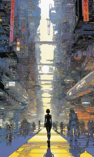 xxmixgirl,1 female , Hyper Sci-Fi Worlds, Cyberpunk, Darkness, Utopia, Industrial, Manga-Anime, Sci-Fi Comics by Jean Giraud Mamoru Oshii Tsutomu Nihei