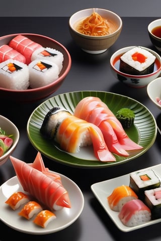 Delicious looking japan food,photorealistic