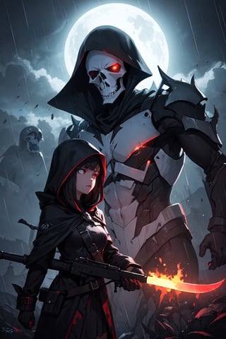 rain,death,1girl,reaper,weapon,night,EpicArt