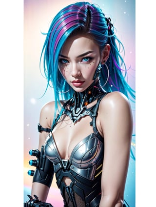 High detailed , Colourful picture ,Color magic,Saturated colors,Color saturation ,glitter,perfect,1 girl,SAM YANG,cyberpunk