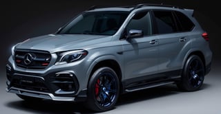 dark irony gray with blue undertone color futuristic 4x4 luxury sports SUV, spinning wheels, mercedes-maybach style alloy rims with red edges, toyota tentury suv, porsche, honda crv, brabus, subaru, nissan, mitsubishi,song-hyegyo-xl