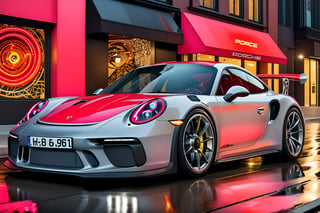 Hyper-Realistic photo of a Porsche 911 roaring on a street at night,Red color,shiny spinning wheels,glossy black alloy rims with silver edge,bright turned on head lights
BREAK
backdrop:city street,puddles,lights,cluttered maximalism
BREAK
settings: (rule of thirds1.3),perfect composition,studio photo,trending on artstation,depth of perspective,(Masterpiece,Best quality,32k,UHD:1.4),(sharp focus,high contrast,HDR,hyper-detailed,intricate details,ultra-realistic,kodachrome 800:1.3),(cinematic lighting:1.3)
BREAK
(artists:Karol Bak$,Alessandro Pautasso$,Gustav Klimt$ and Hayao Miyazaki$:1.3)
BREAK
LoRA:art_booster,photo_b00ster, real_booster,Porsche,H effect