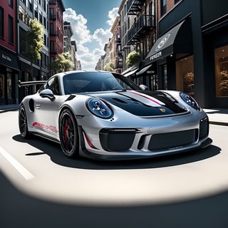 Hyper-Realistic photo of a Porsche 911 driving on a street at speed,race livery,shiny spinning wheels,glossy black alloy rims with silver edge,bright turned on head lights,full car in frame
BREAK
backdrop:city street,sky,cloud,[cluttered maximalism]
BREAK
settings: (rule of thirds1.3),perfect composition,studio photo,trending on artstation,depth of perspective,(Masterpiece,Best quality,32k,UHD:1.4),(sharp focus,high contrast,HDR,hyper-detailed,intricate details,ultra-realistic,kodachrome 800:1.3),(cinematic lighting:1.3)
BREAK
(artists:Karol Bak$,Alessandro Pautasso$,Gustav Klimt$ and Hayao Miyazaki$:1.3)
BREAK
LoRA:art_booster,photo_b00ster, real_booster,Porsche,H effect,911,realistic