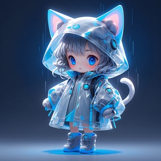 1 (Chibi_cat_Mascot:2) for TenTen, an adorable look.

(((Main colors: gray:2 , blue:2))), girl, neon effect, cute modern 3D animation style.

Minimalist background with ((2 alphabet T and A)).

(Ultrasharp, 8k, detailed, ink art, stunning, vray tracing), style raw, 3d render, Monster. cat
,Leonardo Style,cyberpunk style