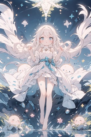  (girl:1.3),(luminous glow:1.3), (long white wavy hair:1.2), (delicate and graceful movements:1.3), (floating effortlessly:1.2), (soft pastel colors:1.1), (ethereal beauty:1.3), (gentle expression:1.1), (reflective eyes like deep sea:1.2), (barefoot with delicate feet:1.0), (ambient magic around:1.1), (mysterious aura:1.2),nsfw,,Mesopotamian deities,1 girl,full body
