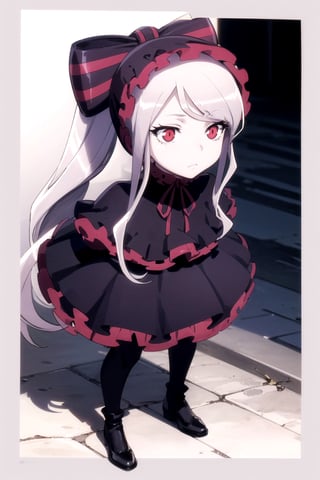 //Quality,
masterpiece, best quality
,//Character,
1girl, solo
,//Fashion,
,//Background,
white_background
,//Others,
,shalltear bloodfallen, frilled dress, gothic, bonnet, hair bow, full_body