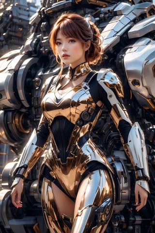 fierce beauty ((full body)), 25years korean girl, her brown hair with blonde highlights on her bangs cascading down the side of her face and shoulders, standing inside of a MECH suit, (masterpiece, top quality, best quality, official art, beautiful and aesthetic:1.2), (1girl), extreme detailed,(fractal art:1.3),colorful,highest detailed,zoomout,perfecteyes, random hairstyle
,alluring_lolita_girl,RedHoodWaifu,beautymix,futurecamisole,mecha,xxmix_girl,Movie Still,Film Still,Wearing edgTemptation,Cinematic,p3rfect boobs,skirtlift,cleavage,Cinematic Shot,Cinematic Lighting,aesthetic portrait,photo r3al