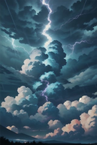 The name "[Alberto]" is written with thunderstorm and heavy clouds while it's raining heavily. A high thunderbolt on the top of the name. extreme graphics with hyper realistic details.,<lora:659111690174031528:1.0>