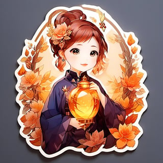 a beautiful full body translucent  beautiful girl, bright color, points of internal light all over the body, amber style light, complex illustration, Mysterious,sticker