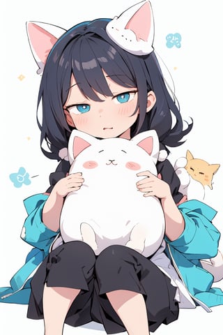 absurdres, highres, white background,(cute illustration:1.2), (fuwafuwa illustration:1.3), (kawaii ilustration:1.2),
BREAK
look at viewer, mochi cat stack on mochi cat, more stack on mochi cat