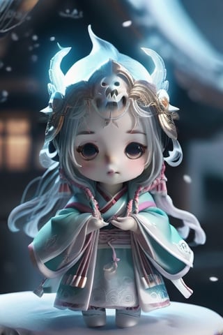 chibi,Cute_Ghost,booth,winterhanfu