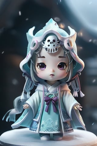 chibi,Cute_Ghost,booth,winterhanfu