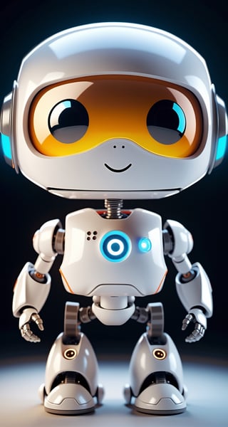 Imagine a cute little robot with a small, monitor-like face and a very small yet adorable body, cheerfully saying hi to the viewer. Envision a super cute image that embodies the charm of technology in a tiny, endearing package, bringing a smile to anyone who sees it,moonster,Xxmix_Catecat,Sexy,3D Render Style,cinematic  moviemaker style