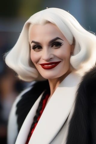 Cruella diville smiling 