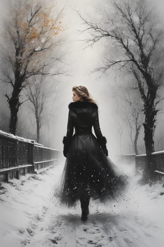 mj, RTX, 4k, HDR, Anna Razumovskaya, Casey Baugh, Antonio Mora, Aminola Rezai, Giovanni Boldini, art, realistic art. cat, first snow, flakes, partial snow cover, film still, breathtaking, falling leaves, melancholic mood, nature's farewell in the rustling of gusts of wind, photorealism, film grain, film still, bokeh, intricate detail, perfect composition, beautiful detailed complexity Insanely Detailed Octane Rendering, 4k Fine Art Photography, Photorealistic Concept Art, Soft Natural Volume Cinematic Perfect Light, Chiaroscuro, Award Winning Photography, Masterpiece, Oil on Canvas,