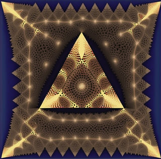 log _{2}(3), Sierpinski triangle, Fractal, 
