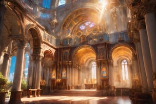 church, building, roma, amazing, shiny Impressive lighting, vibrant colors, ,Ultra Realistic, trending on artstation, exaggerated, detailed background:1.1) ,steampunk style,Renaissance Sci-Fi Fantasy,Movie Still, church, glaring,daylight, sun, stralight,Anime 