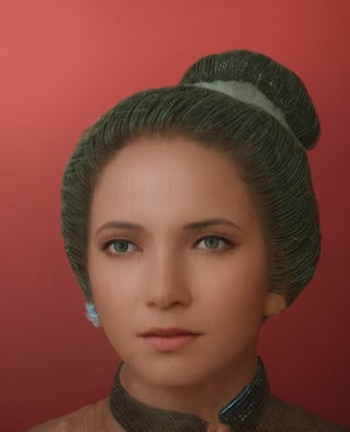 (Best quality, 4k, 8k, highres, masterpiece:1.2), ultra-detailed, (realistic, photorealistic, photo-realistic:1.37), close up, dynamic cute pose, natural lips color, pub environment, cyberpunk decor,  short-hair, intense gaze, cyberpunk stylish dress, hyer detailed shiny skin, sultry expression, soft lighting, funky atmosphere