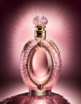 Enhance:1.20, ((luxurious pastel pink glass perfume bottle, shaped like a woman's body with a gold bodice)), with perfect lighting to appreciate all the details, (((ultra realistic photo))), ((photorealistic best quality)), masterpiece, an extremely beautiful image, (finely detailed, best quality, high res), (extremely detailed), ((mega realistic textured)), (professional lighting), film grain, fujifilm xt3, analog style, (sharp focus), ((high definition and quality detailed photo)), photorealistic, Extremely Realistic, ((authentic textures)) (((true colors))), (((vivid colors))), ((canon eos 5d mark III_f/4.0)), ((master render)), photorealistic, Enhance,detailmaster2,Enhanced All