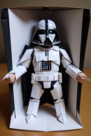 papercraft,origami,star wars,vader,