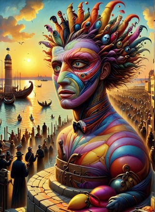 (Wide viewing angle:1.7), Wide field of view, Carnival in Venice, (masterpiece), (detailed illustration), (best quality:1.2), High quality texture, intricate details, detailed texture, High quality shadow, light source contrast, perspective,,cinematic_warm_color,more detail XL